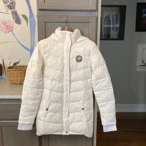 Roxy White Puffer Jacket. Worn Once.